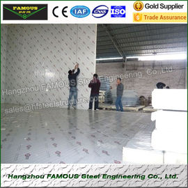 چین تجهیزات تبرید صنعتی و PU اتاق پانل اتاق سرد 950mm عرض تامین کننده