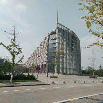 چین دفتر کتابخانه ساختمان سازه های فولادی پیش ساخته استاندارد ASTM چند طبقه بلند تامین کننده