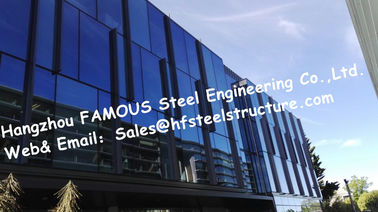 چین Q235 / Q345 ساختمان های پیش ساخته فولادی / سازه های فولادی چند طبقه NZ استاندارد تامین کننده