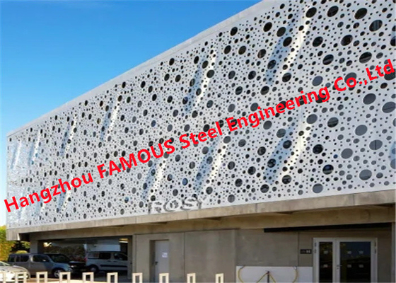 چین پانل های دیواری صفحه نمایش سوراخ دار پانل لانه زنبوری آلومینیومی با روکش PVDF 20 میلی متر تامین کننده