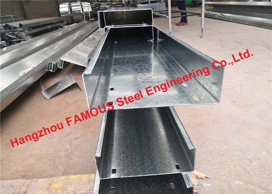 چین ساختار پشتیبان پرلین های فولادی گالوانیزه بخش C استاندارد AS/NZS تامین کننده