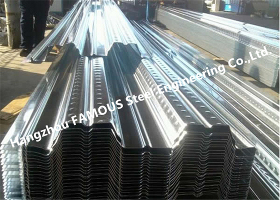 چین گالوانیزه 1.2mm ضخامت سیستم سقف فولاد ساخت و ساز طبقه ترکیبی تامین کننده