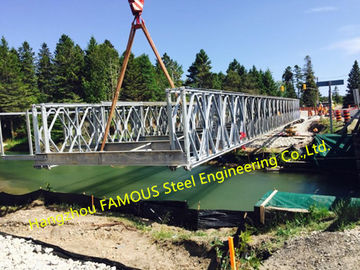 چین پل فولادی سازه ای قابل حمل قابل حمل پل بیللی سفارشی تامین کننده