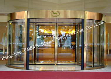 چین درب های شیشه ای مدرن شیشه ای شیشه ای برای هتل یا مرکز خرید لابی تامین کننده