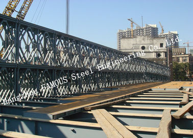 چین استیل مدرن پیش ساخته ساخته شده از پل بیلی پل گالوانیزه تامین کننده
