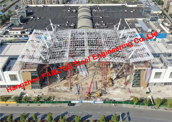 چین سقف خرپای لوله های ساختاری تجاری فولادی گالوانیزه برای مرکز خرید تامین کننده