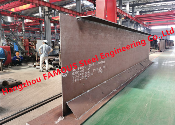 چین Q355nhd ورق فولادی مقاوم در برابر آب و هوا ساختار فولادی خرپا پل اصلی تیر تامین کننده