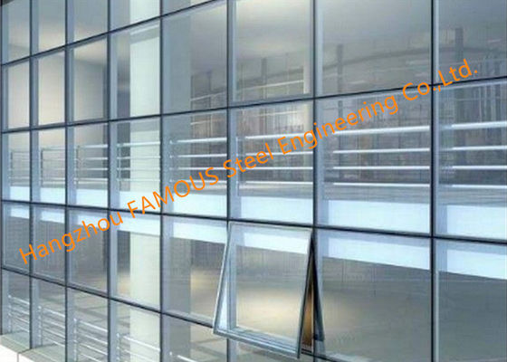 چین نمای استاندارد آمریکا پرده دیوار شیشه ای 3 میلی متری استاندارد اروپا برای ساختمان های بلند مرتبه تامین کننده
