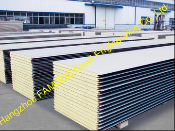 چین انبار فلزی بام ورق های فلزی / پانل پلی اورتان عایق حرارت تامین کننده