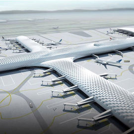 چین سازه های سفارشی پارچه و ترمینال های فرودگاه فولاد و ساختمان های آویزان هواپیما تامین کننده
