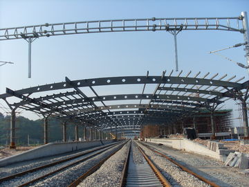 چین ایستگاه راه آهن ساختمان پیش ساخته مهندسی ساختمان نقاشی ضد زنگ با 2-4 لایه تامین کننده