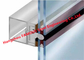 پوشش PVDF پرده ای نما شیشه ای یکپارچه عایق بندی شده ماژولار تامین کننده