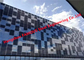 دیوار پرده ای تاشو فتوولتائیک یکپارچه ساختمان با انرژی خورشیدی برای ساختمان اداری تامین کننده