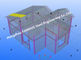 طراحی مدولار ساخت سازه های فلزی ساخته شده از پیش ساخته ساخت ساختمان سریع تامین کننده