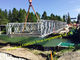 پل فولادی سازه ای قابل حمل قابل حمل پل بیللی سفارشی تامین کننده