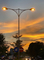 تیر چراغ خیابان فولادی گالوانیزه 6M 8M 10M 12M 14M برای روشنایی بزرگراه تامین کننده
