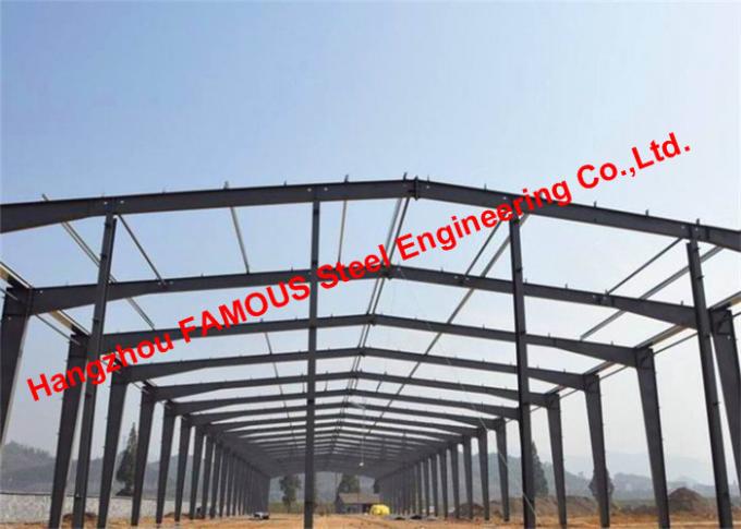 ساختمان تالار کارخانه سازه های فلزی پیش ساخته برای بازار استاندارد اروپا و آمریکا 0