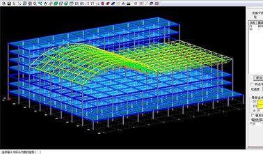 چین ساختمان های صنعتی فولاد سبک پیش ساخته با Auto CAD &amp;amp; 3D Tekla Design تامین کننده