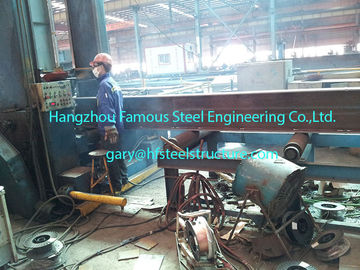 چین H شکل ستون سازه های صنعتی ساختمان های فولادی S355JRC / ASTM A572 درجه 50 تامین کننده