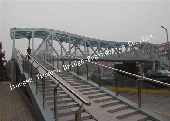 چین ساختمان فلزی پل عابر پیاده رنگ شده بیلی پانل پیش ساخته تامین کننده