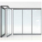 دیوار پارتیشن شیشه ای مستطیل نصب آسان با شفافیت بالا تامین کننده