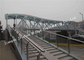 ساختمان فلزی پل عابر پیاده رنگ شده بیلی پانل پیش ساخته تامین کننده