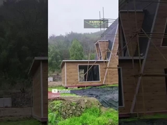 استانداردهای اروپایی فولاد سبک مصرف کننده انرژی Q345b ساختمان خانه های پیش ساخته