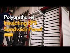 ورق سقف فولاد لوله دار ورق سقف فلزی ساندویچ پنل EPS PU پشم سنگی