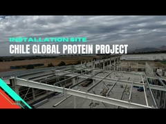 گالوانیزه شده Q355b فولاد ساختار اعضای ساخت و ساز ساختمان های انبار فولاد