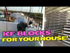 بلوک مسکونی دو طبقه ای با سقف مدرن و دیوار بیرونی و یک کارپورت