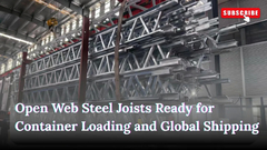 چوب های فولادی باز برای بارگیری کانتینرها و حمل و نقل جهانی آماده هستند