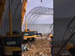 طراحی و ساخت ساختمان‌های فولادی صنعتی سبک با نمایش قاب‌های فضایی